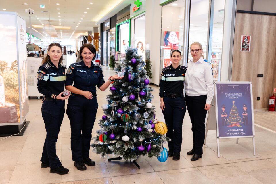 ”Bradul Prevenirii”, amenajat de polițiști la parterul Iulius Mall