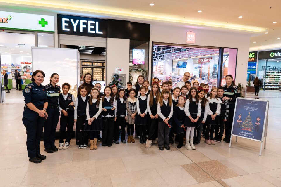 ”Bradul Prevenirii”, amenajat de polițiști la parterul Iulius Mall