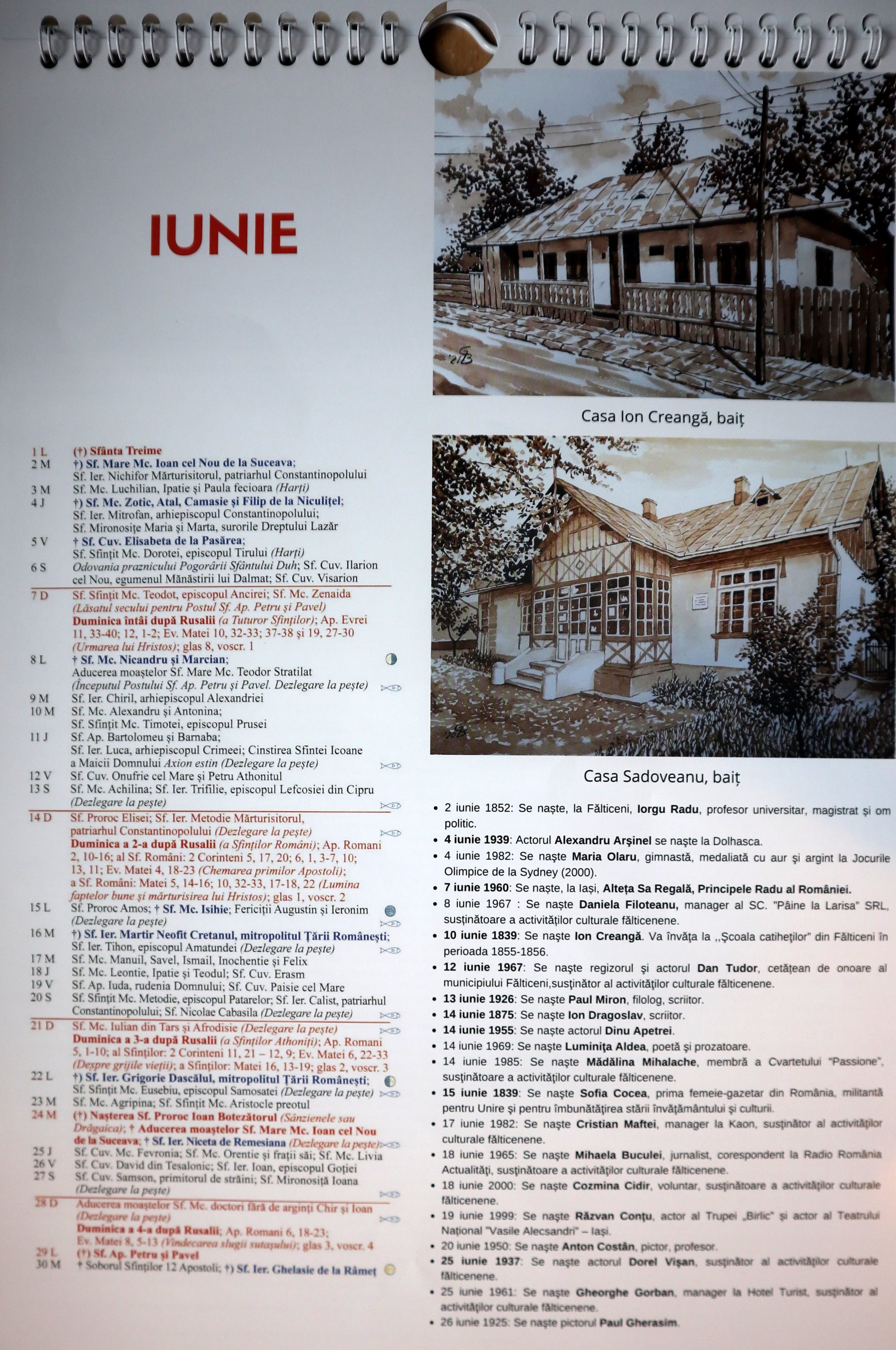 Calendar cultural fălticenean pentru anul 2026