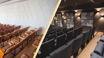 Auditoriumul Colegiului de Artă Suceava, modernizat cu o investiție de 180.000  de euro, de Fundația Umanitară ASSIST și donatori