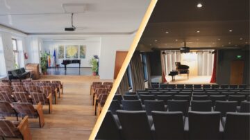 Auditoriumul Colegiului de Artă Suceava, modernizat cu o investiție de 180.000  de euro, de Fundația Umanitară ASSIST și donatori