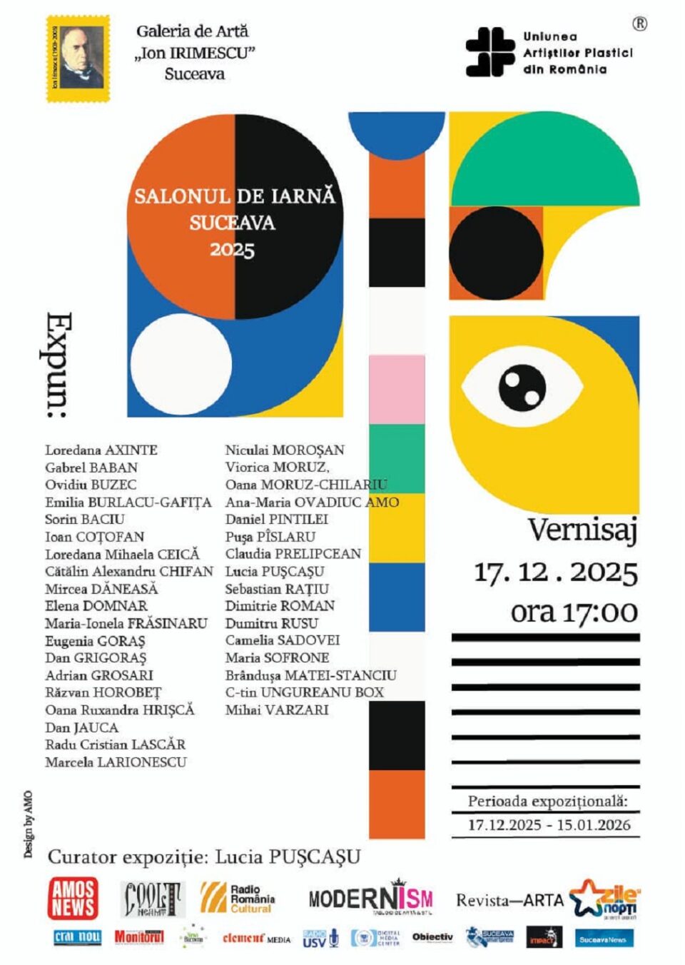 36 de artiști expun la Galeria de Artă „Ion Irimescu” Suceava. Pictură, grafică și tapiserie