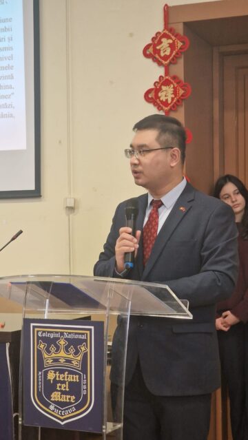 Clasă Confucius inaugurată la Colegiul ”Ștefan cel Mare”. Limba și cultura chineză, mai aproape de elevi