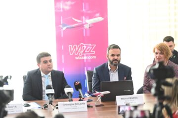 Wizz Air a redeschis baza aeriană de la Suceava. Șoldan: „Încă din primul an de mandat am realizat problema care a ținut departe ani la rând companiile aeriene”