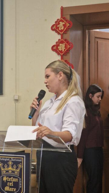 Clasă Confucius inaugurată la Colegiul ”Ștefan cel Mare”. Limba și cultura chineză, mai aproape de elevi
