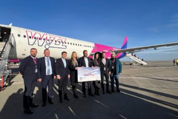 Wizz Air a redeschis baza aeriană de la Suceava. Șoldan: „Încă din primul an de mandat am realizat problema care a ținut departe ani la rând companiile aeriene”