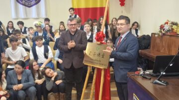 Clasă Confucius inaugurată la Colegiul ”Ștefan cel Mare”. Limba și cultura chineză, mai aproape de elevi
