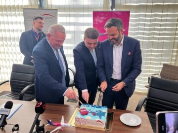 Wizz Air a redeschis baza aeriană de la Suceava. Șoldan: „Încă din primul an de mandat am realizat problema care a ținut departe ani la rând companiile aeriene”