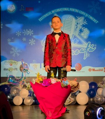 Elevul Alexandru Ioan Dumitriu a câștigă Marele Trofeu al Festivalului „Stele de Gheață”, la Focșani