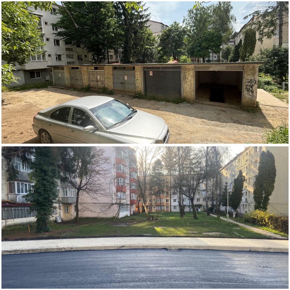Lucrări de asfaltare și regenerare urbană în mai multe zone ale Sucevei