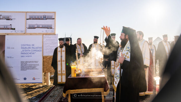 Punerea pietrei de temelie a Centrului de Îngrijiri Paliative „Sfânta Cuvioasă Parascheva” a Fundației Umanitare Căminul de bătrâni „Sfântul Ioan cel Nou” – Suceava