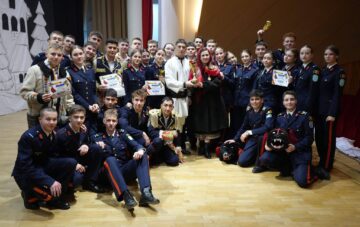 Colegiul Militar se întoarce cu Marele Premiu de la Festivalul de Tradiții „Iarna Buzoiană”