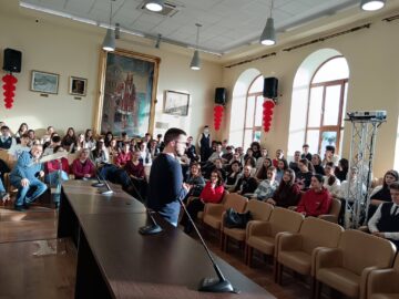 Olimpicul David Turturean, student în State, la MIT, în dialog cu ștefaniștii