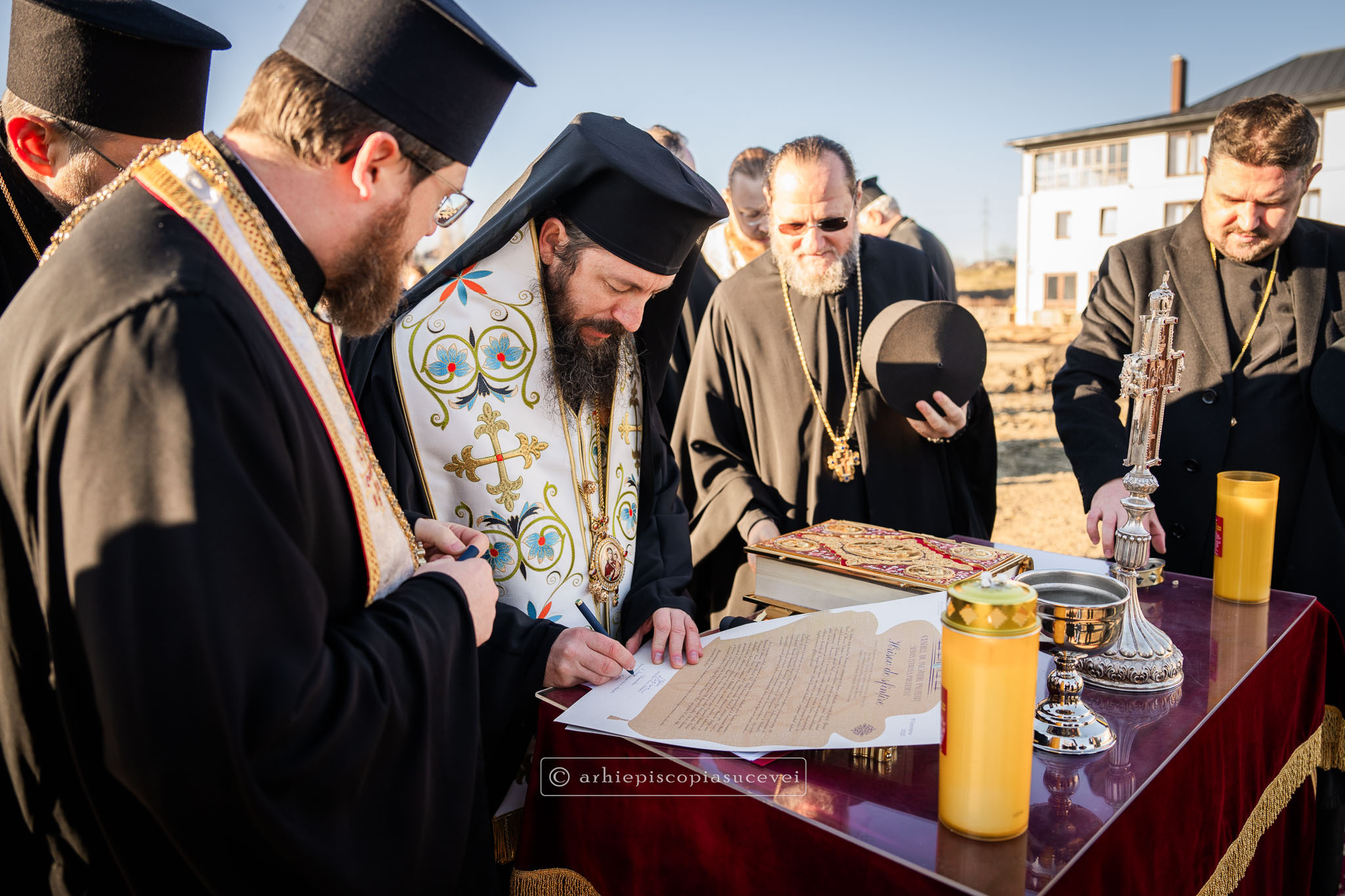 Punerea pietrei de temelie a Centrului de Îngrijiri Paliative „Sfânta Cuvioasă Parascheva” a Fundației Umanitare Căminul de bătrâni „Sfântul Ioan cel Nou” – Suceava