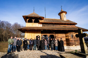 Recepție la terminarea lucrărilor de restaurare și conservare a patrimoniului cultural al bisericii din lemn din Mănăstioara