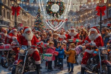 ”Moș Crăciun pe două roți” vine duminică la Suceava, cu sute de cadouri