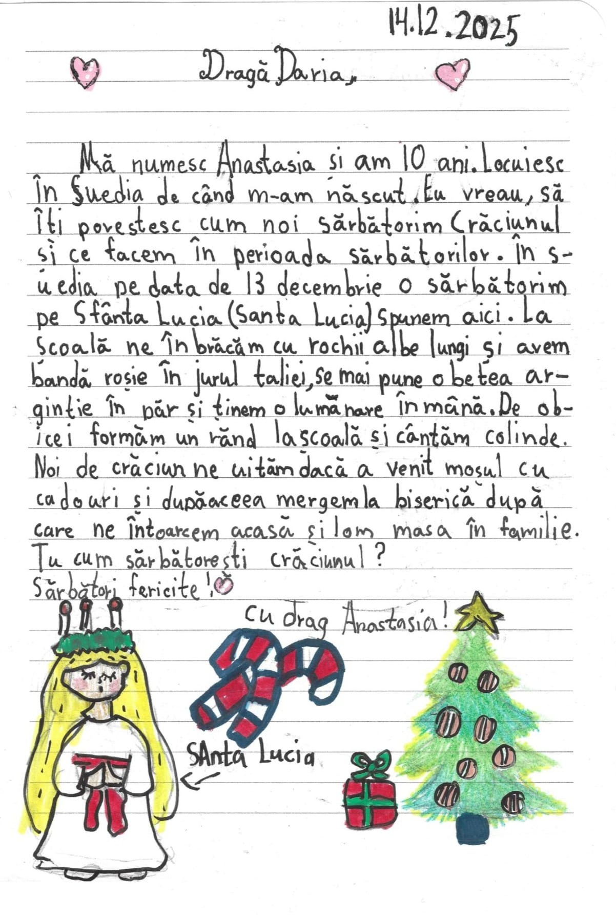 „Călătoria scrisorilor de Crăciun” – când cuvintele devin punți între suflete