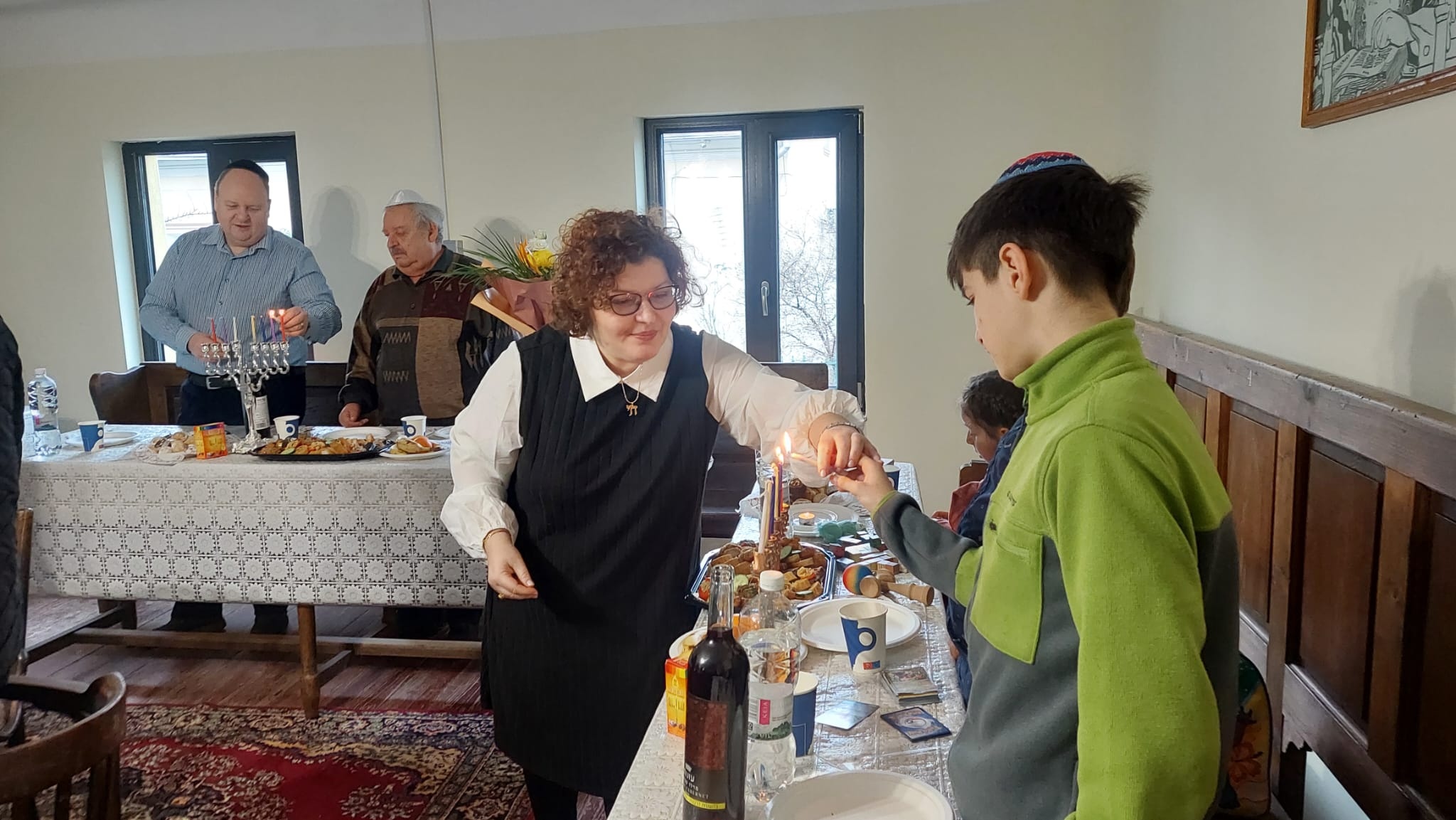 Evreii suceveni au celebrat încheierea sărbătorii Hanuca sau Sărbătoarea luminilor