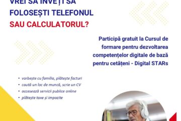 Cursuri gratuite de competențe digitale pentru cetățeni – Digital STARs, la Biblioteca Bucovinei,  începând din ianuarie