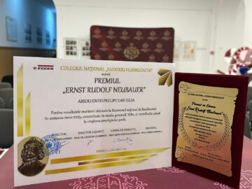 Premiul “Ernst Rudolf Neubauer” pentru cei mai merituoși absolvenți ai Colegiului “E. Hurmuzachi”