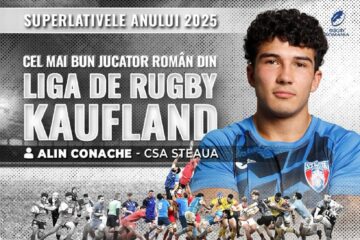 Suceveanul Alin Conache, declarat cel mai bun jucător de rugby din România, este cu gândul la Cupa Mondială din Australia