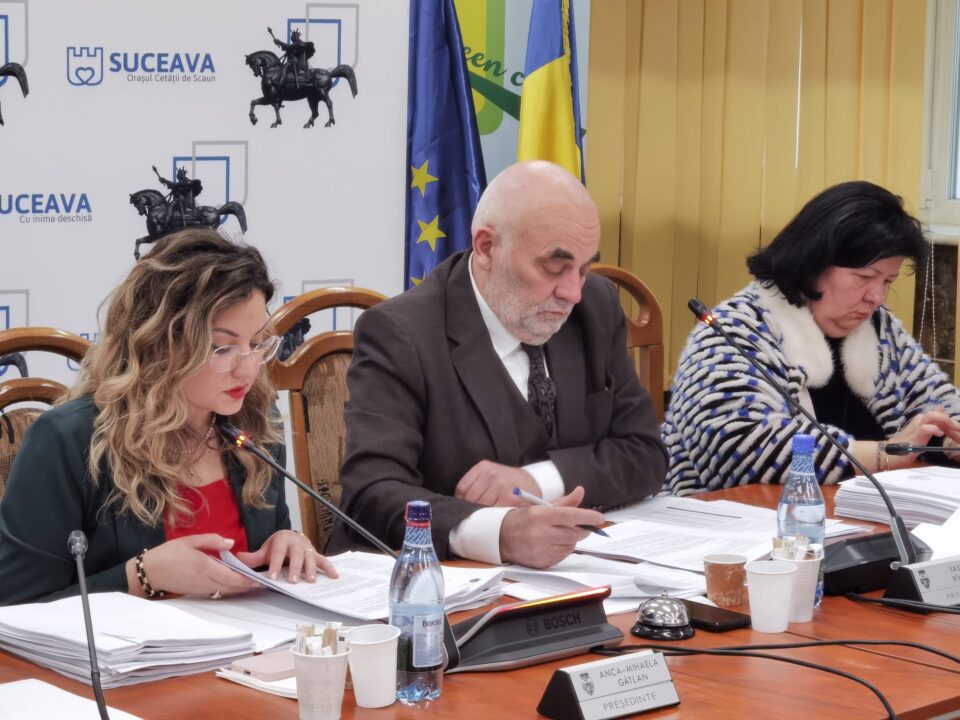Universitara Anca Gâtlan, aleasă președinte de ședință în Consiliul Local Suceava, de două ori consecutiv