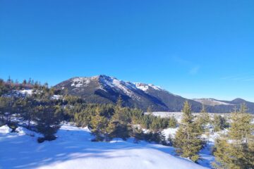 Zăpada viscolită în zona de munte ajunge și la jumătate de metru