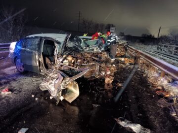 Un tânăr de numai 21 de ani a murit în Ajunul Crăciunului într-un cumplit accident rutier