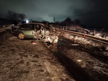 Un tânăr de numai 21 de ani a murit în Ajunul Crăciunului într-un cumplit accident rutier