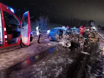 Un tânăr de numai 21 de ani a murit în Ajunul Crăciunului într-un cumplit accident rutier