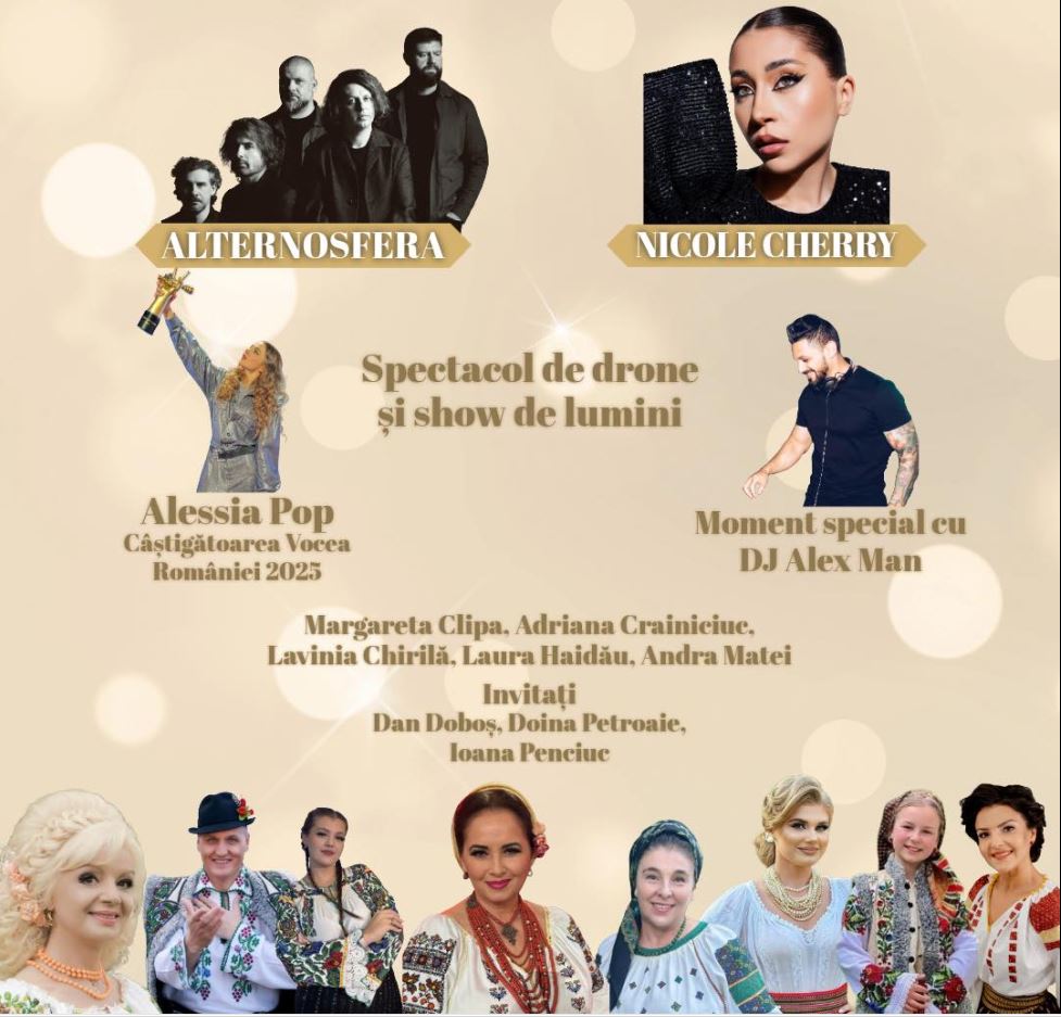 Programul pe ore al Revelionului din centrul Sucevei