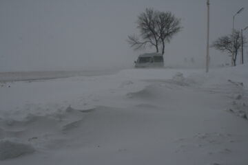 Coduri portocaliu și galben de zăpadă și viscol pentru jumătate din județul Suceava