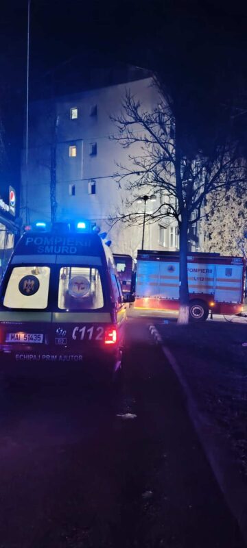 Incendiu la un apartament din Fălticeni