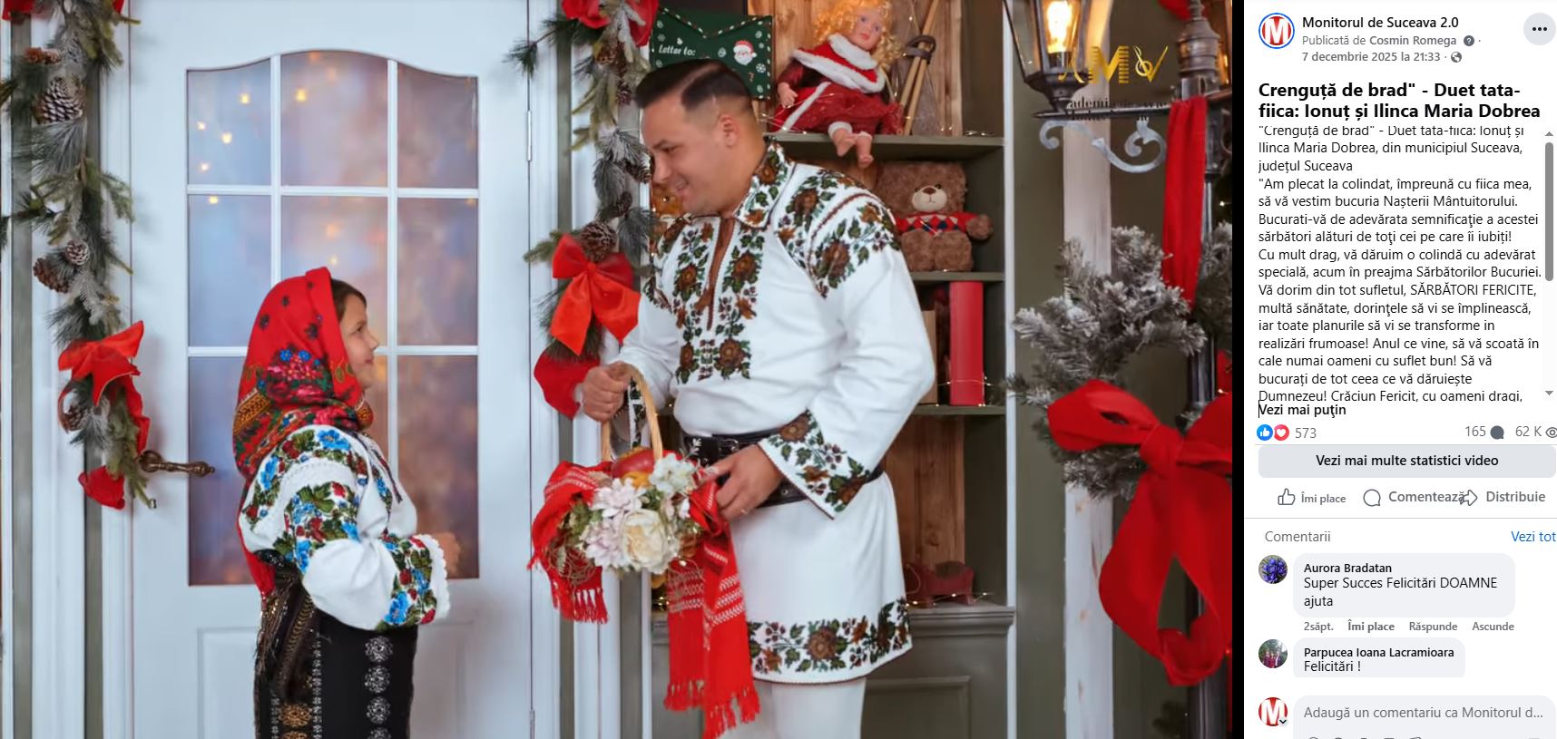 Locul III - duet Ionuț și Ilinca Maria Dobre