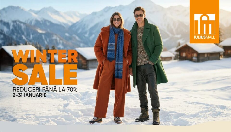 Winter Sale la Iulius Mall Suceava: reduceri de până la 70% la branduri din fashion, beauty, sport și home & deco Winter Sale la Iulius Mall Suceava: reduceri de până la 70% la branduri din fashion, beauty, sport și home & deco