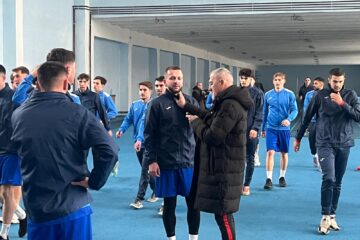 Petre Grigoraș a condus luni primul antrenament al Cetății