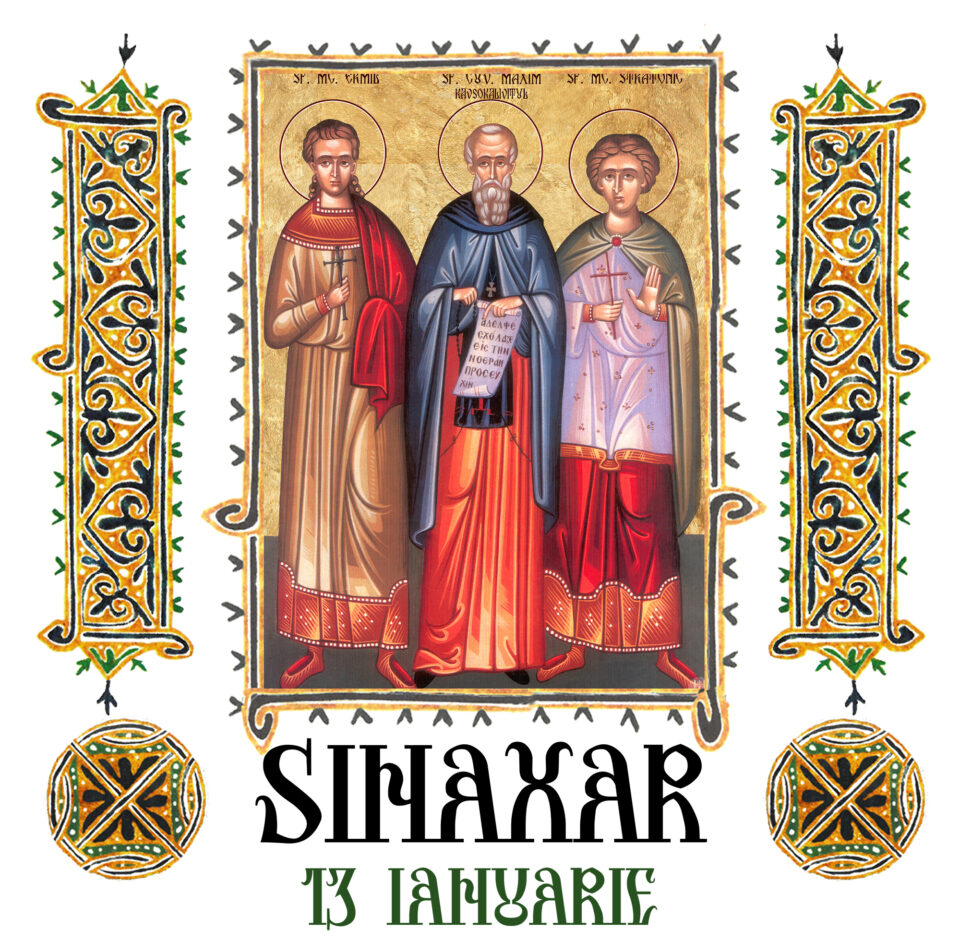 Sinaxar 13 ianuarie 2026