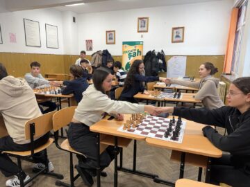 S-au desemnat câștigătorii Olimpiadei Naționale a Sportului Școlar – șah, etapa municipală