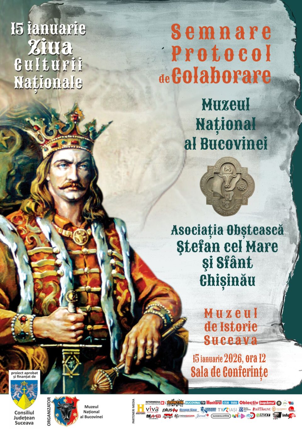 Ziua Culturii Naționale, 15 ianuarie, celebrată la Muzeul Național al Bucovinei Ziua Culturii Naționale, 15 ianuarie, celebrată la Muzeul Național al Bucovinei