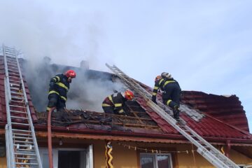 Marți, 13, zi cu trei intervenții la incendii de la coșurile de fum