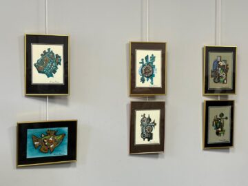 Arta grafică purtând semnătura Radu Bercea a înnobilat simezele humorene de Ziua Culturii Naționale