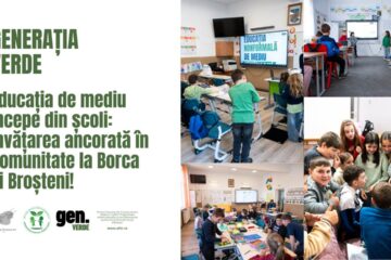 Educația de mediu începe din școli: învățarea ancorată în comunitate, la Borca și Broșteni!
