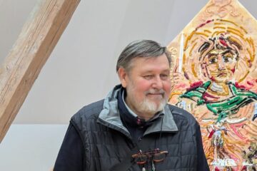 Pictorul și restauratorul Dinu Săvescu Pictorul și restauratorul Dinu Săvescu