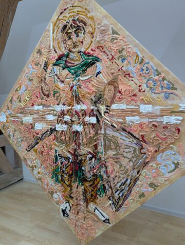 „Amprenta” pictorului și restauratorului Dinu Săvescu, pe simezele Muzeului de Istorie Suceava