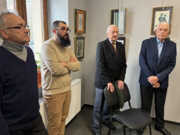 Arta grafică purtând semnătura Radu Bercea a înnobilat simezele humorene de Ziua Culturii Naționale