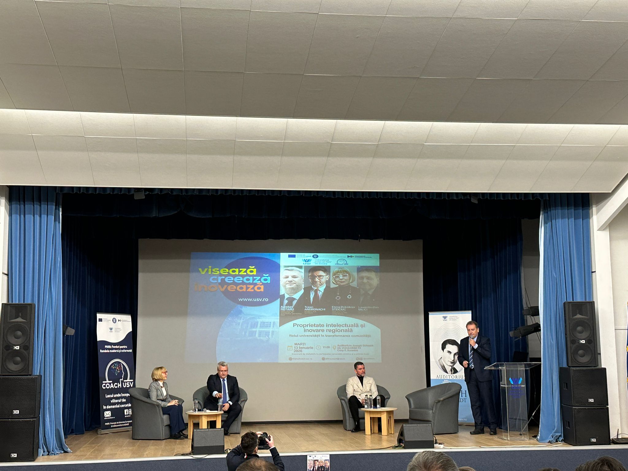 Proprietate intelectuală și inovare regională, tema dezbaterii organizate de Centrul COACH din USV