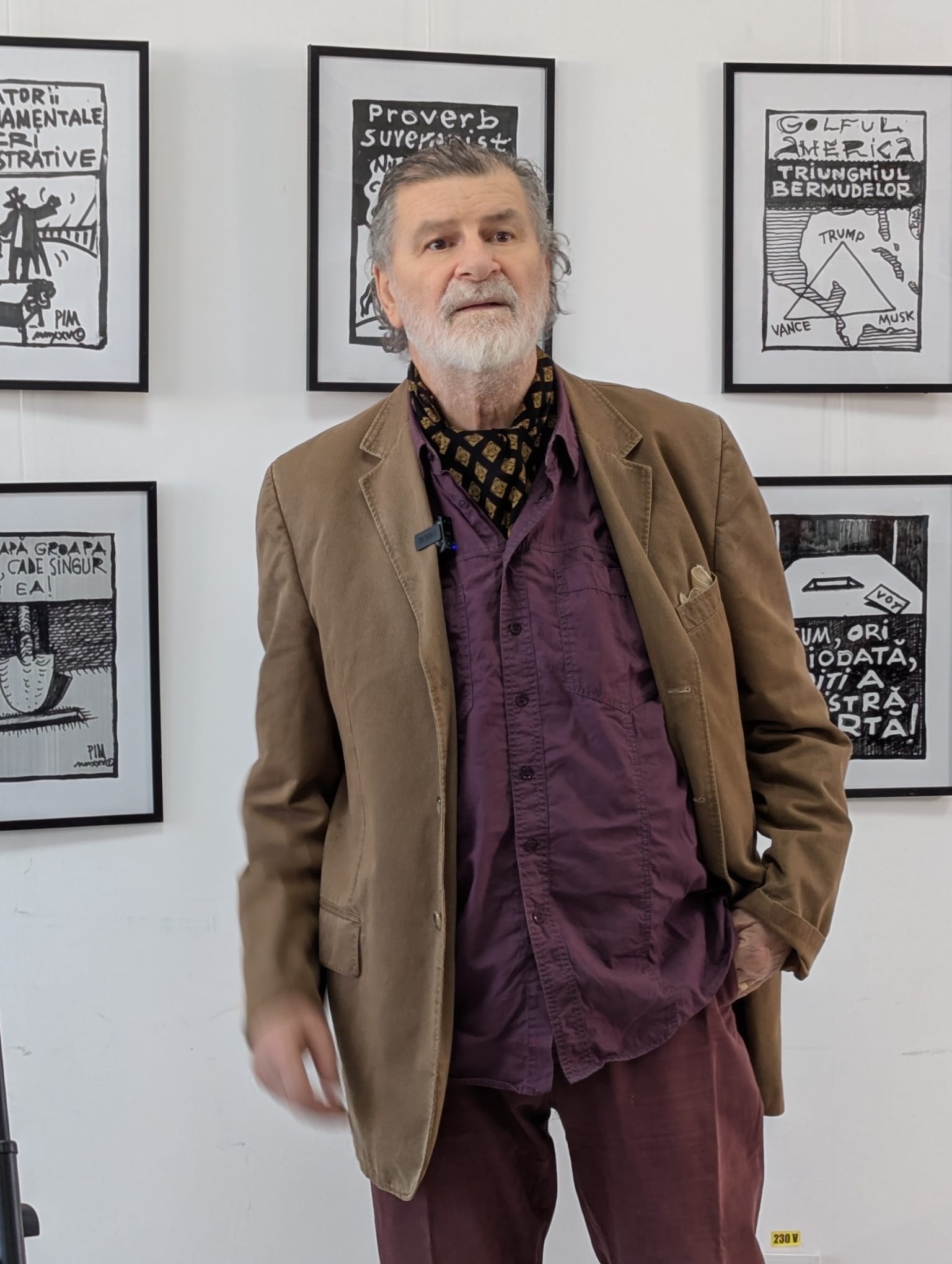 Maestrul Mihai Pânzaru-PIM, sărbătorit la împlinirea a 80 de ani, la Galeria de artă Zamca