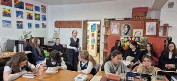 Activități dedicate poetului național, la Colegiul „Mihai Eminescu”, desfășurate în colaborare cu biblioteca școlii