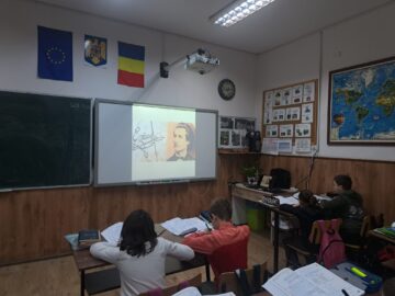 Eminescu în sufletul copiilor – activități culturale-omagiale la Liceul Teoretic „Iorgu Vârnav Liteanu”