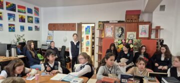 Activități dedicate poetului național, la Colegiul „Mihai Eminescu”, desfășurate în colaborare cu biblioteca școlii